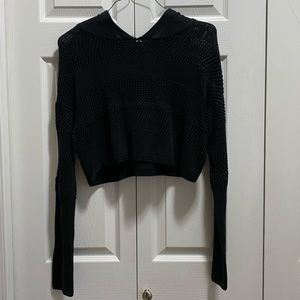 Garage Cropped Knitted Sweater